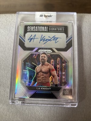2023 Panini Prizm WWE - Sensational Signatures LA Knight #SN-LAK (AU)