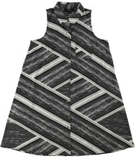 Alfani Womens Printed Shirt Dress