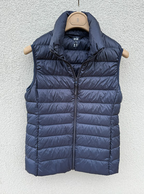 Uniqlo Ultra Light Daunenweste Damen XS Daunen Federn Wasserabweisend Gilet EX