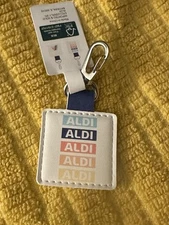 ALDI Keychain Quarter Holder Keeper - Square - 2025 New - ALDI Gear