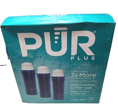 PUR PLUS PPF951K Lead Reduction Water Pitcher Replacement Filter-3 Pack New NIP