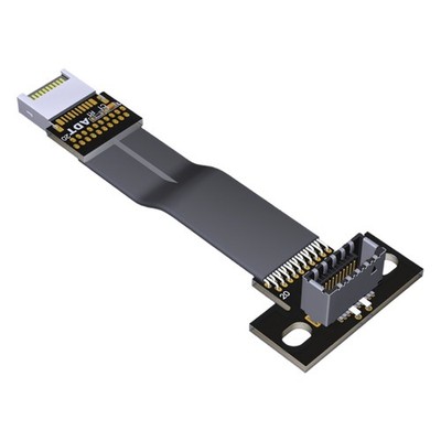 Internal USB 3.2 20Pin Gen 2 Type E Male To Female Adapter Front Panel