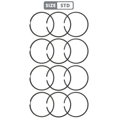 4x piston ring set STD for Opel 2.2 DTI 08-126000-00 Goetze