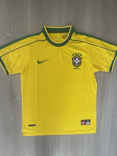 Brazil 1998 Small Retro Football Shirt Vintage Jersey