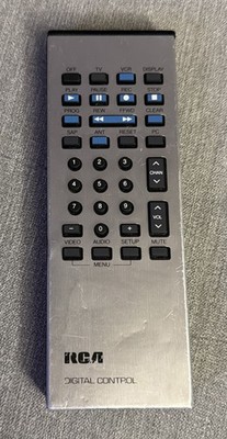 Original RCA Digital Control Remote Control Vintage No Battery Cover 