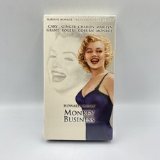 Monkey Business VHS Marilyn Monroe Cary Grant 1952 Comedy Diamond Collection