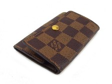 LOUIS VUITTON Key holder Brown beige gold Women N62630 Authentic secondhand