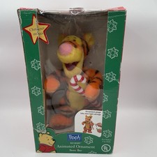 VTG Disney 1998 Animated Tigger Christmas Tree Ornament Winnie Pooh Holiday READ