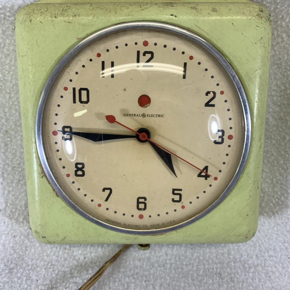 GE Collectible Wall Clocks 1920-1949 Time Period Manufactured for