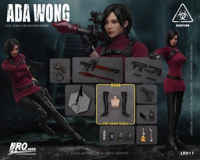 BROTOYS LR011エイダ・ウォンAda Wong 1/12バイオハザード BROTOYS LR011 1/12 Female Spy Ada Wong Resident Evil Action Figure