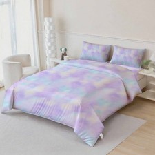 Image of 3D Colorful Tie Dye Quilt Cover Set Bedding Sets Pillowcases