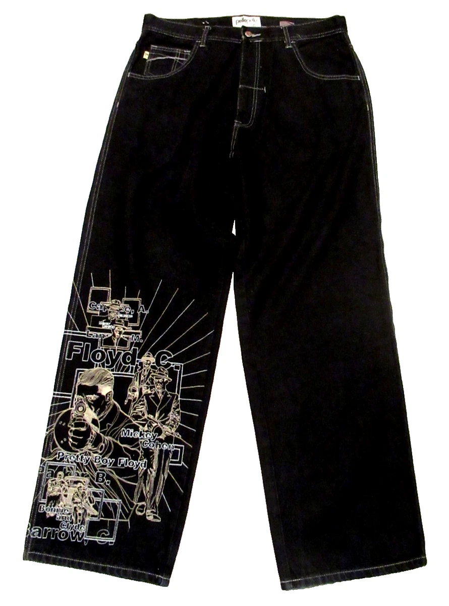 パンツ 90s pelle pelle super baggy denim black Pelle Pelle Jeans for Men for sale | eBay