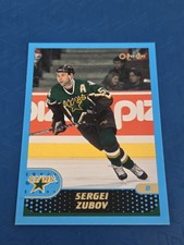 2001-02 O-Pee-Chee #17 Sergei Zubov Dallas Stars HOCKEY Card 8L