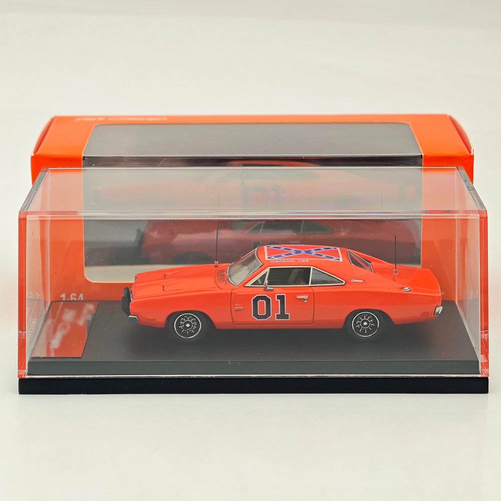 Mini Forge 1:64 1969 Chargr RT style General Lee Red Diecast Metal