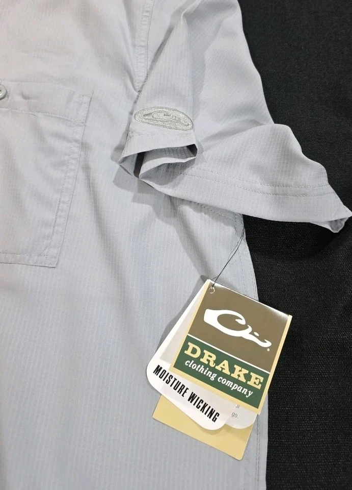 Drake 8-Shot Flyweight Short Sleeve - Quarry Gray - 2XL NWT - Image 2 of 4