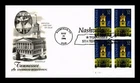 Dr Jim Stamps FDC Tennessee Statehood Bicentennial Plate Block ArtCraft