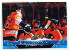 2023-24 Upper Deck Joel Farabee canvas insert hockey card