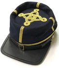 CIVIL WAR US UNION LT. COLONEL MAJOR OFFICER WOOL KEPI FORAGE CAP HAT-LARGE