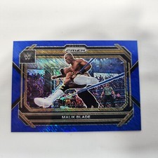 Malik Blade 2023 Panini Prizm WWE Wrestling Blue Shimmer 10/11 NXT 45