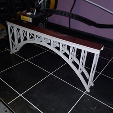 N Scale Railroad or Vehicle Truss Arch Bridge NEW VERSION 3D Printed