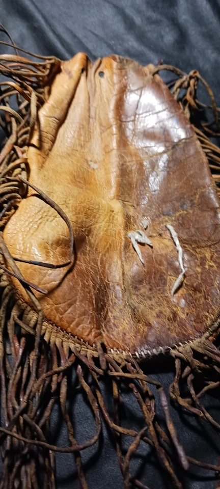 **令人惊叹的古董美国天然手工药包非常好旧HTF!!* — 第 4/4 张图片