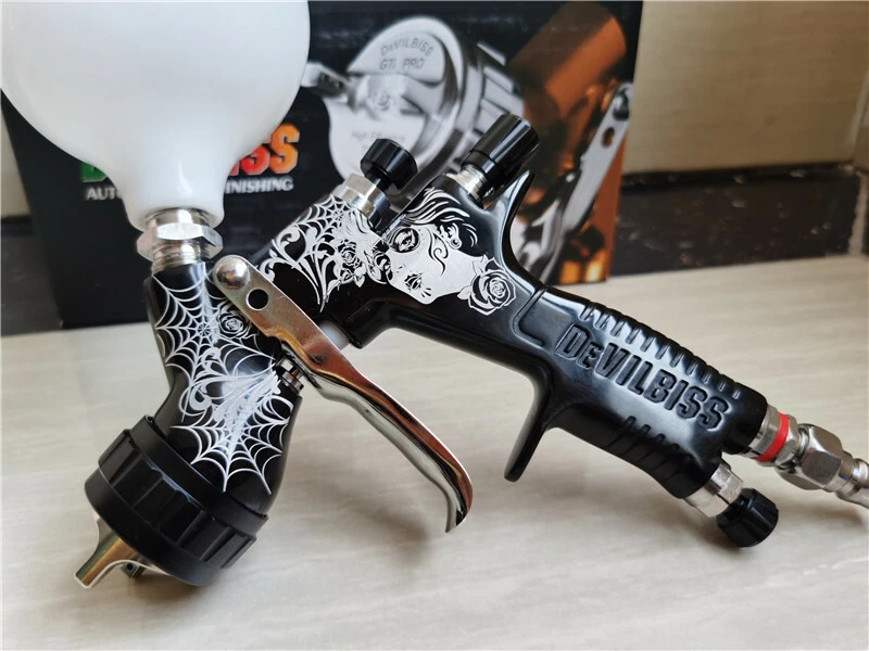 Devilbiss GTI Pro LITE Day of the dead spray Gun (Limited edition