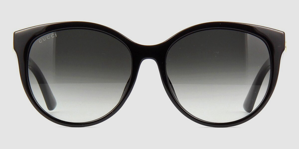 $284 Authentic Gucci GG0636SK Women's Black Round Gradient