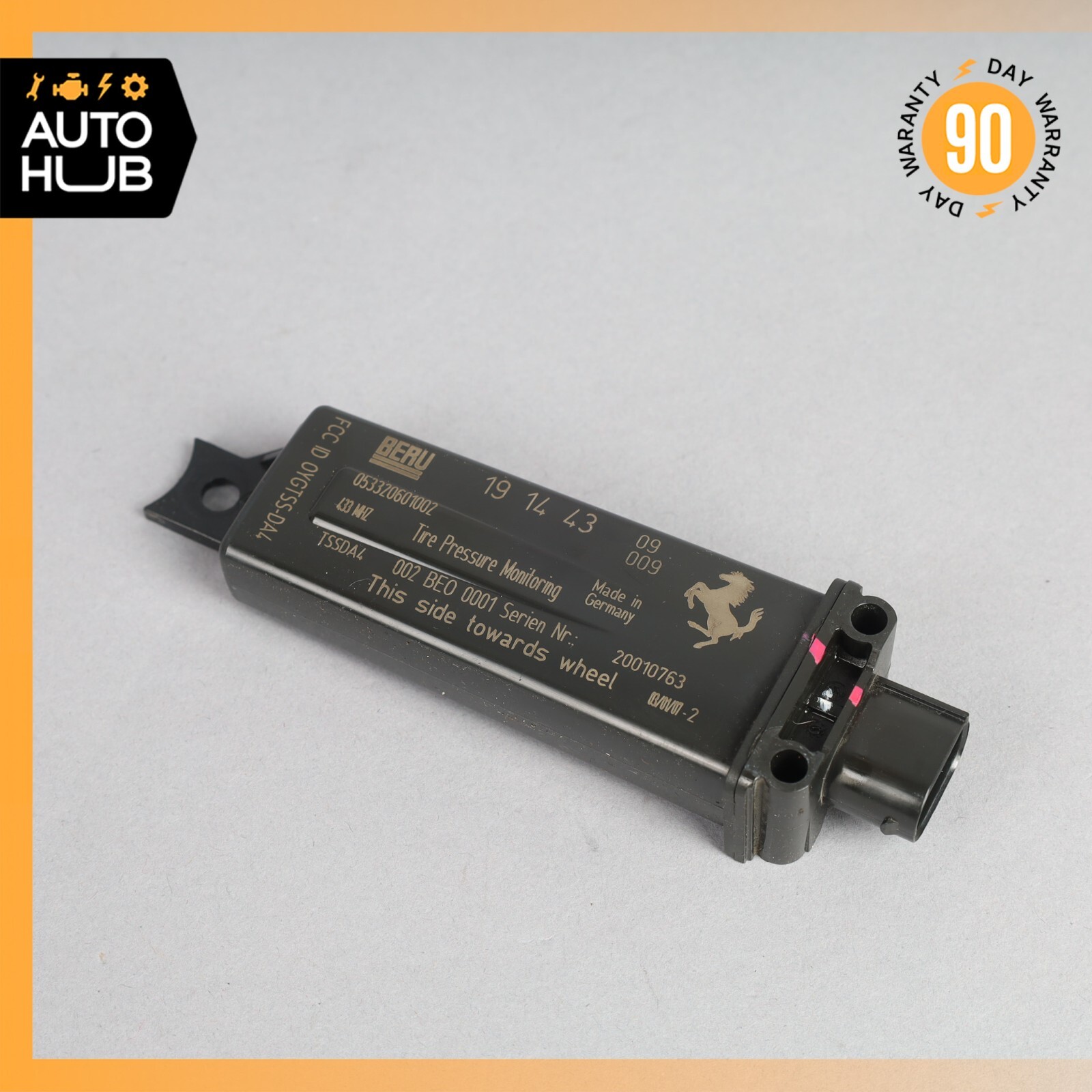 05-13 Maserati Quattroporte M139 Tire Pressure Monitor Sensor 191443 OEM