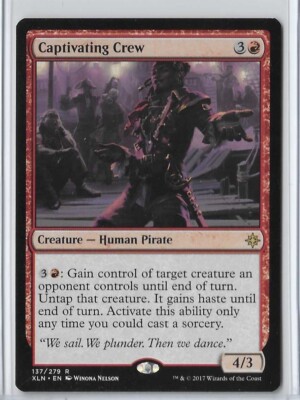 mtg ixalan expensive cards MTG Captivating Crew Ixalan (XLN) Rare Magic Card #137/279 Unplayed