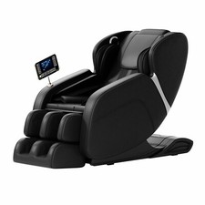 Full-Body Zero Gravity Massage Chair with Deep Tissue Rollers, Lcd, Touchscreen