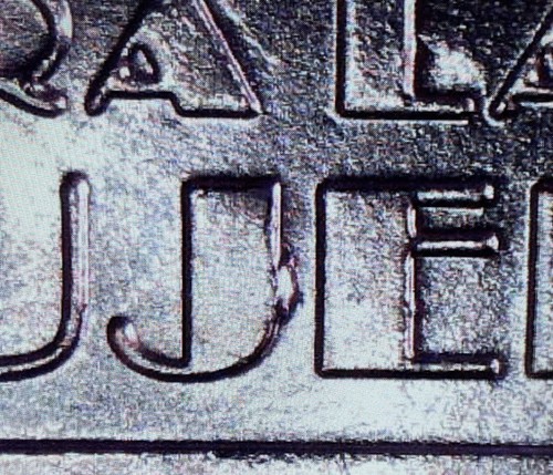 2022 P Nina Otero-Warren Quarter BU Triple Early Stage Die Break Error 9969 - Picture 2 of 8