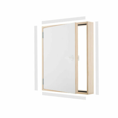 Kniestocktür Drempeltür Holz EXTRA TERMO U=0,85 W/m2*K Oman
