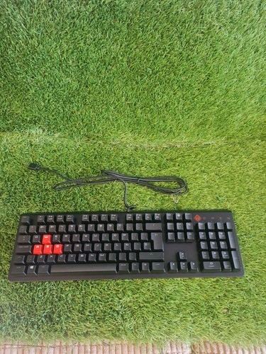 New Genuine HP OMEN Encoder Mechanical Gaming Keyboard Red Cherry 6YW76AA#ABE - Picture 1 of 11