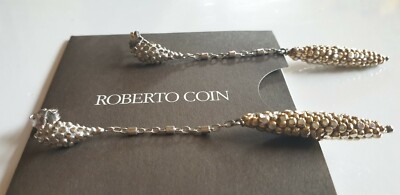 Roberto Coin TFS The Fifth Season Ohrringe in Sterling 925 & Vermeil mit Rubinen.