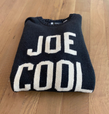 Gap Joe Cool Peanuts Collection sweater, boys M (8), Limited