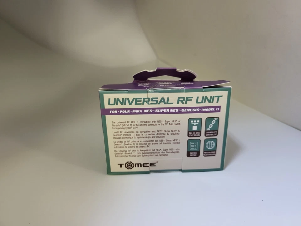 NEW RF RFU TV HOOKUP CABLE CONNECTOR FOR ORIGINAL 8 BIT NES NINTENDO CONSOLE 11C - Image 3 of 4