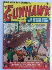 THE GUNHAWK #15 (June 1951) Scarce Golden Age  Pre-code Comic Book