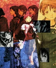 Serial Experiments Lain Poster Official Illustrations Lain by Yoshitoshi ABe 