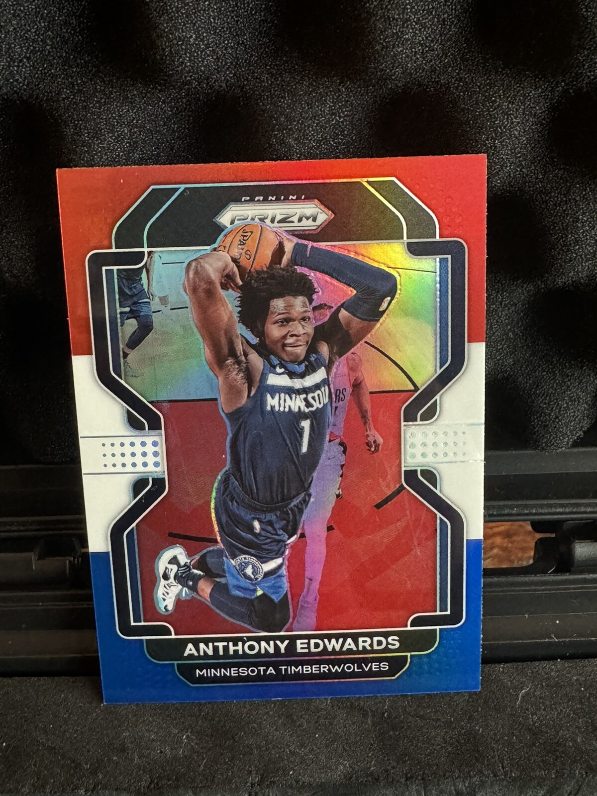 2021-22 Panini Prizm ANTHONY EDWARDS #37 Red White Blue 🐜