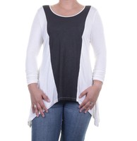 Style & Co. Mixed-m A Faux-leather Top Cloud M on sale Style & Co. Mixed-m A Faux-leather Top Cloud M on sale