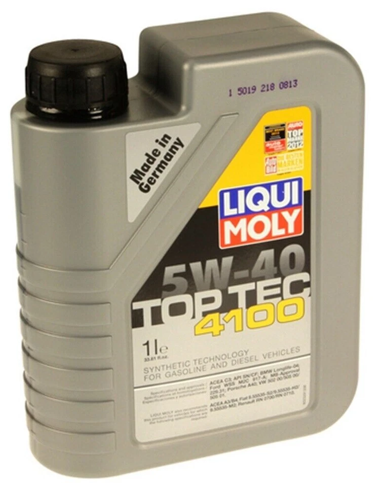 Kit de cambio de aceite LIQUIMOLY TopTech 4100 5W-40+Filtro Hengst E1001HD28 ver montaje Foto 3 de 4