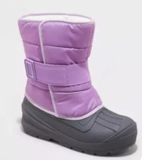 Kids Asher Winter Boots Cat  Jack Purple Size 3
