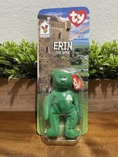 Ty Teenie Beanie Baby Erin the Bear 1997 McDonald’s  RARE with Tag Errors 1993