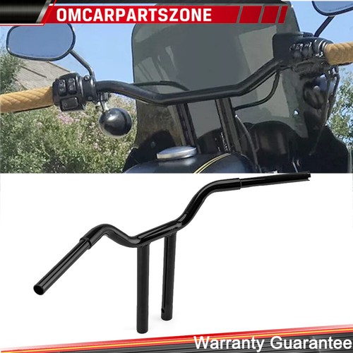 16" Rise MX-T Handlebar For HarleyHeritage Softail Wide Glide EFI CVO Road King - Picture 5 of 15