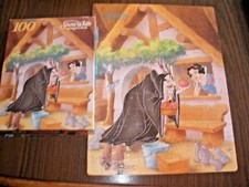 Disney's Snow White the Seven Dwarfs 100 piece puzzle Golden COMPLETE witch