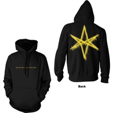 Bring Me The Horizon Unisex Pullover Hoodie: Spray Hex Black  Back Print 