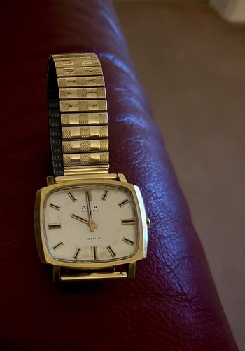 Avia Rare Swiss Vintage Men's Mechanical Wind Watch - 17 Jewels