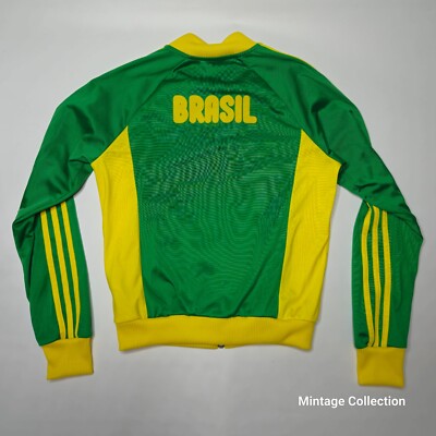 トップス 00s adidas BRASIL Track Jacket M Adidas Originals Brazil Football Jacket Soccer Track Top