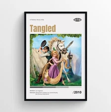 Tangled Movie Poster Print, Wall Art - Unframed