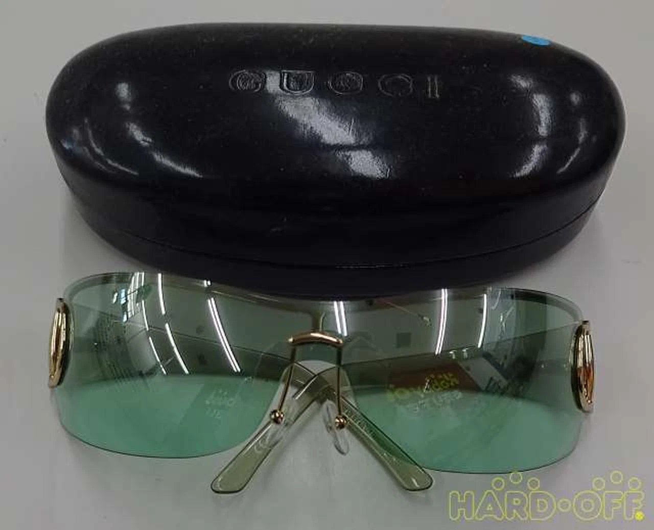 Lunettes de soleil authentiques Gucci accessoires femme 14,0 cm verre vert fabriqué en Italie